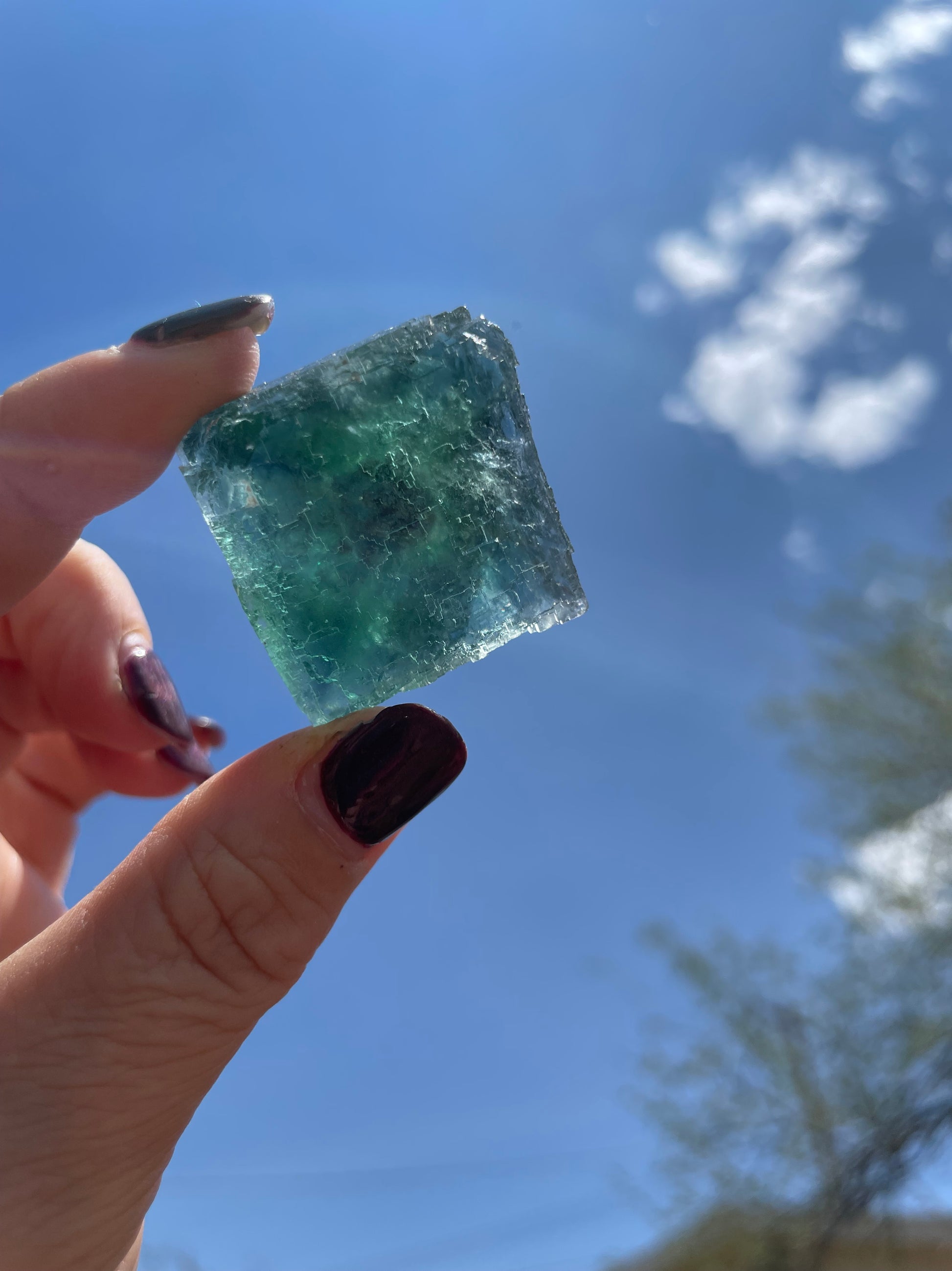 Fluorite crystal, Namibia