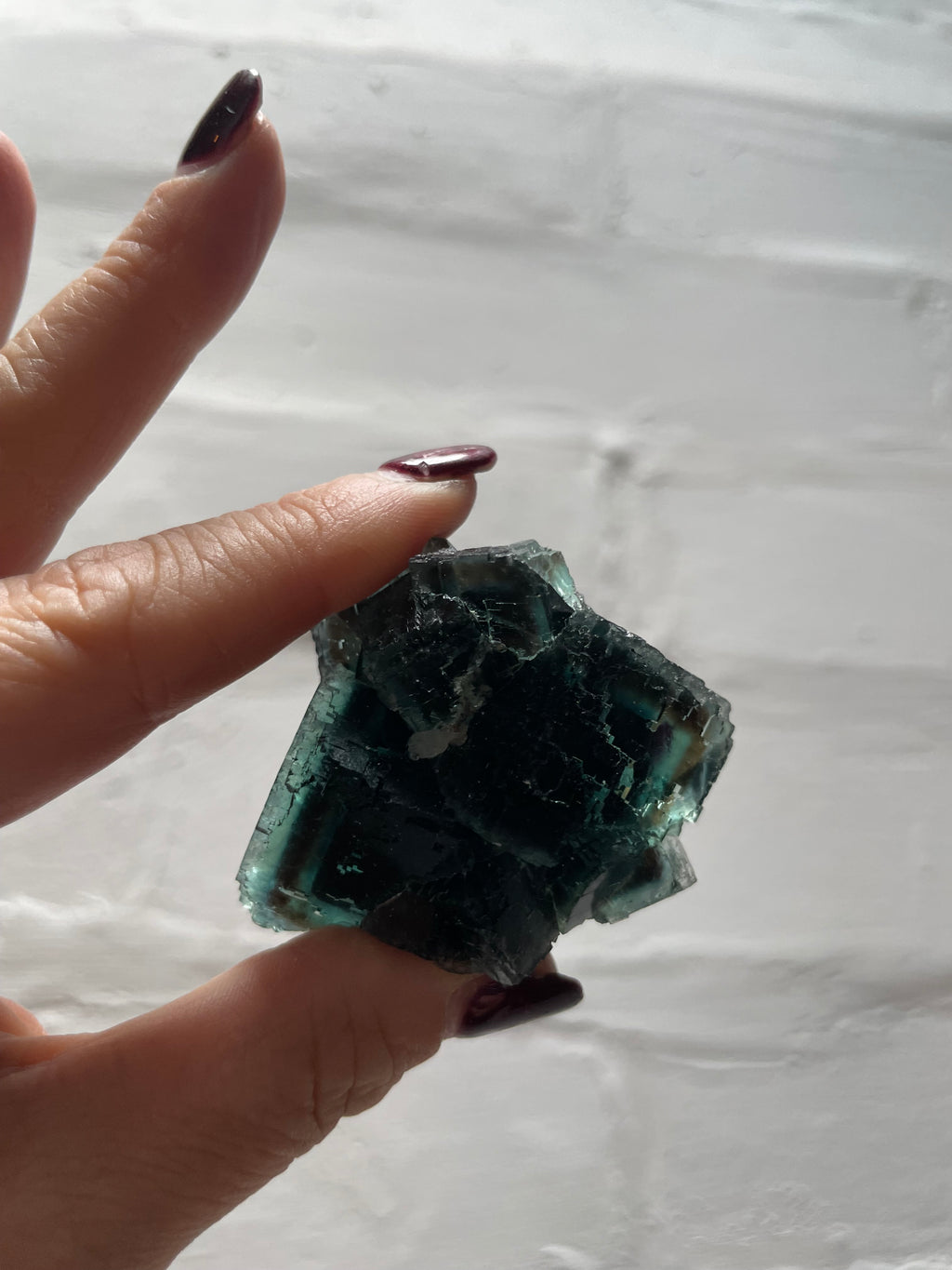 Fluorite cluster, Namibia