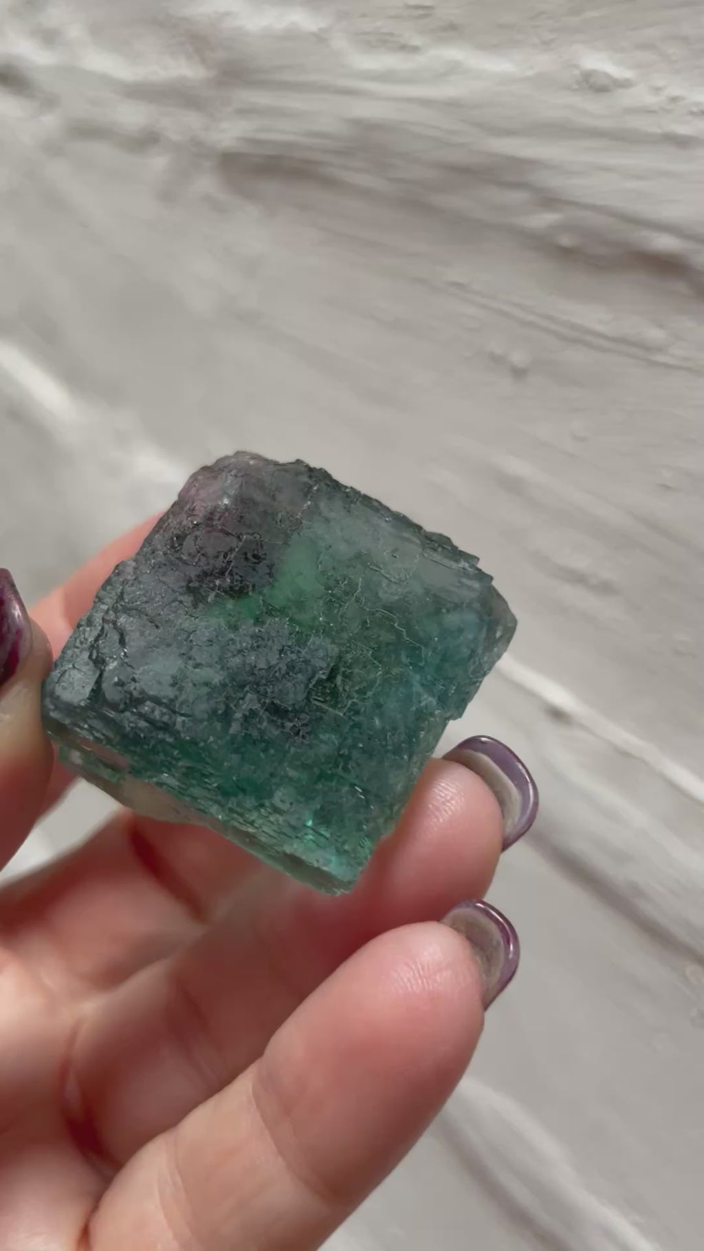 Fluorite crystal, Namibia